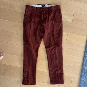 J. Crew Flex Slim Men’s Chinos Brick EUC